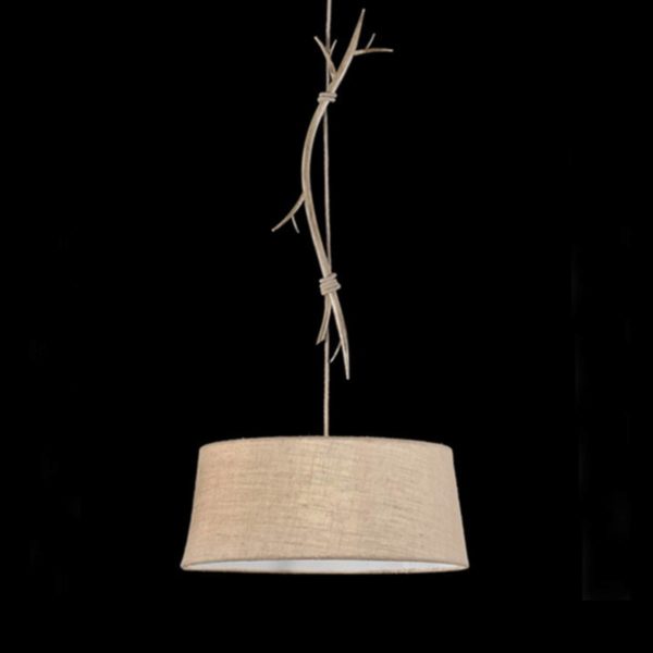 Mantra Iluminación Suspension Sabina abat-jour tissu, 1 lampe, 60 cm Mantra Iluminación