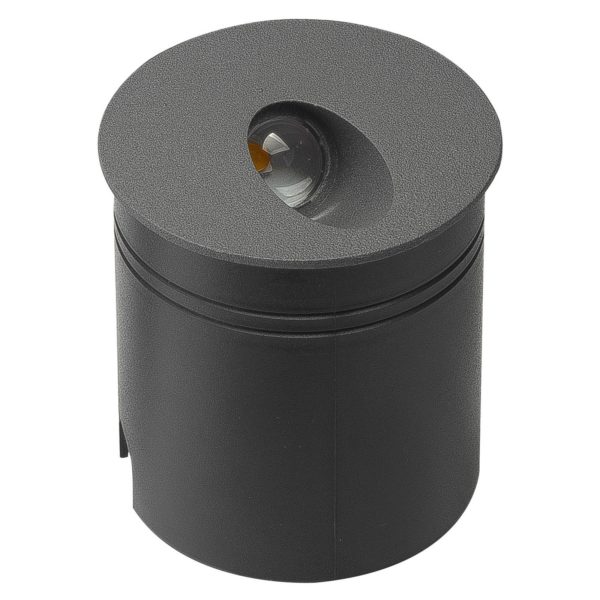 Mantra Iluminación Lampe encastrée LED Aspen IP65, ronde, gris foncé Mantra Iluminación