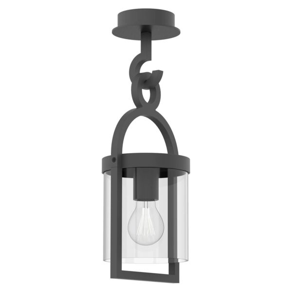 Mantra Iluminación Suspension d’extérieur Maya, gris foncé, IP65, 44,5 cm Mantra Iluminación