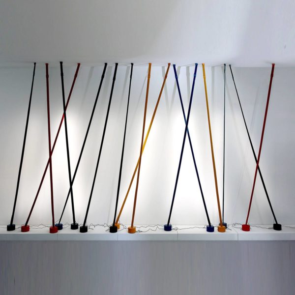 Martinelli Luce Elastica lampadaire bande rouge Martinelli Luce