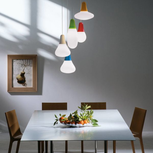 Martinelli Luce Ciulifruli suspension, blanche Martinelli Luce