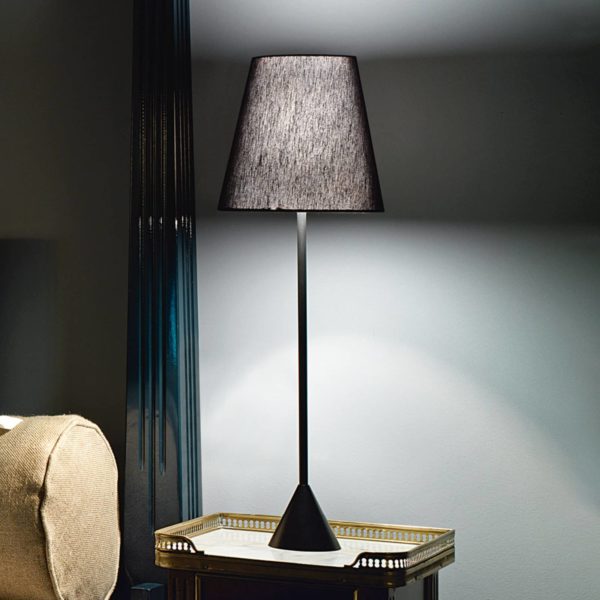 Modo Luce Lucilla lampe à poser Ø 24 cm noire Modo Luce