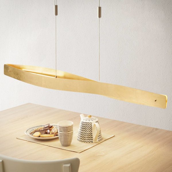 Quitani Suspension LED Lian, intensité variable, or quitani