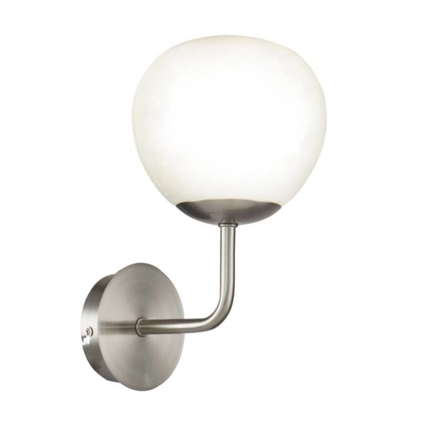 Maytoni Applique Erich en nickel avec abat-jour en verre Maytoni