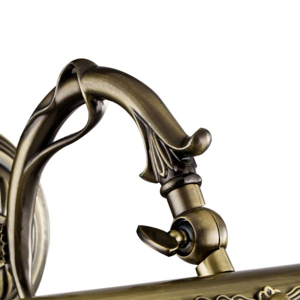 Maytoni Picasso applique, pour tableau en bronze Maytoni