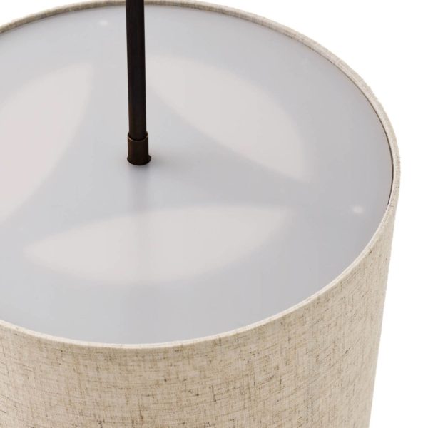 Audo Copenhagen Audo Hashira suspension en lin, Ø30cm, Natur Audo Copenhagen