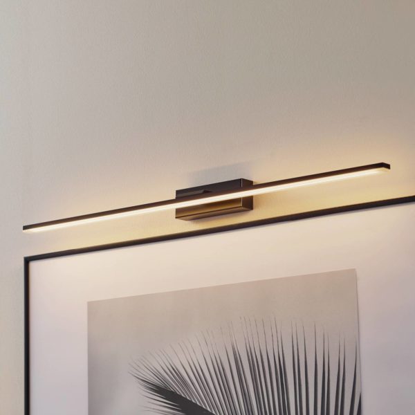 MCJ Applique murale LED Miroir 80 cm noir 4000K MCJ