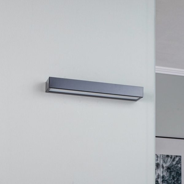 MCJ Applique murale LED Mera, largeur 40cm, noir, 3000K MCJ