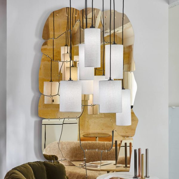 MARKET SET Cosiness suspension 8 lampes, ronde MARKET SET