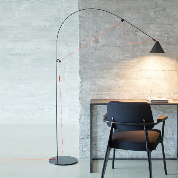 midgard AYNO L lampadaire noir/orange 4 000 K midgard