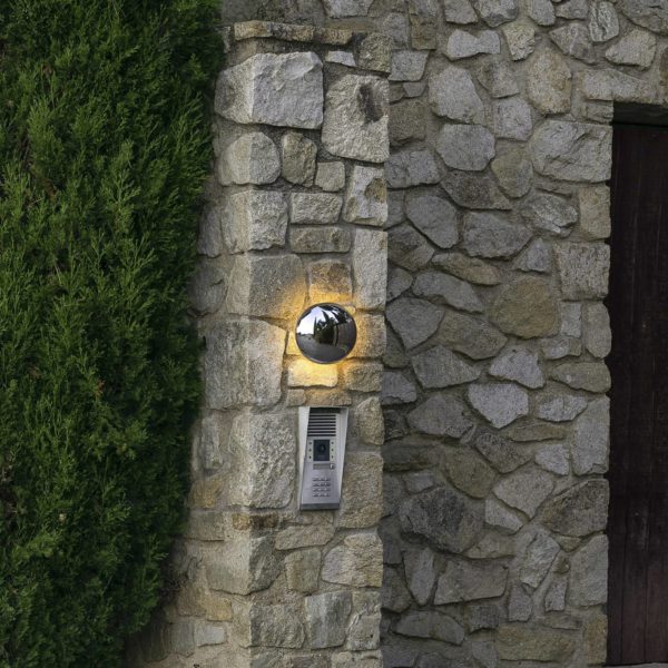 MARSET Babila applique d’extérieur LED Ø28cm inox Marset