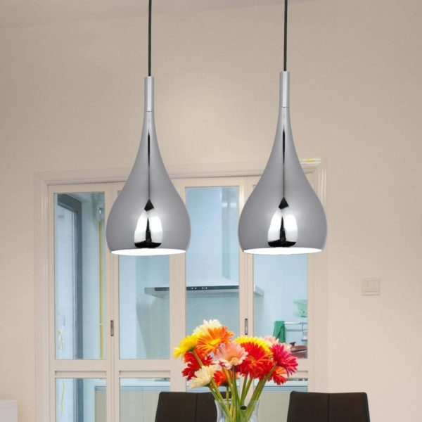 Näve Suspension élégante Anja à 2 lampes Näve