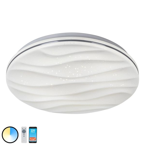 Näve Plafonnier LED Austin avec commande via appli Näve