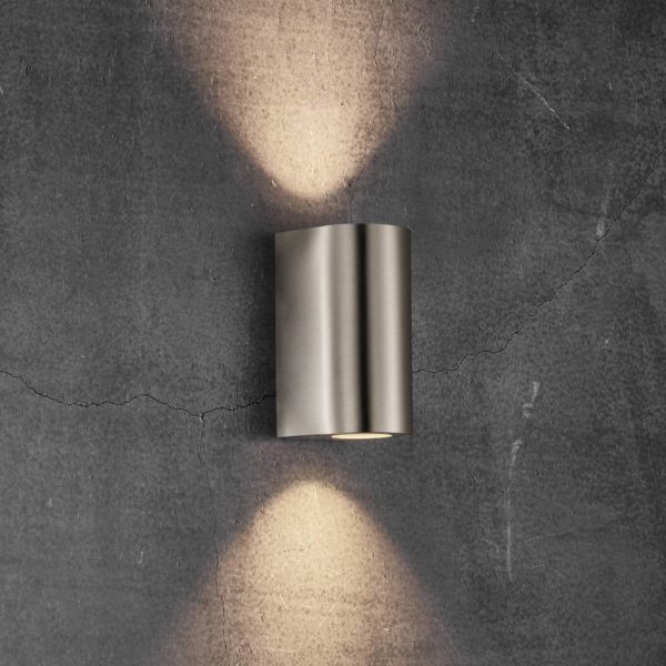 Nordlux Applique d’extérieur Canto Maxi 2, acier inox Nordlux