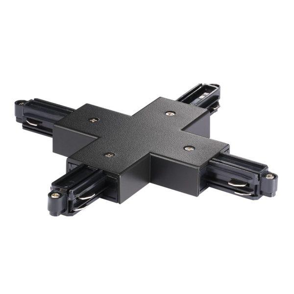 Nordlux Connecteur en X pour rail électrique Link, noir Nordlux
