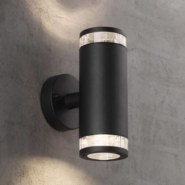 Nordlux Applique d’extérieur Birk, à 2 lampes, noire Nordlux