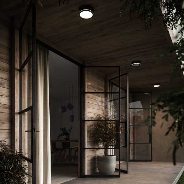 Nordlux Applique d’extérieur LED Ava Smart, noire Nordlux