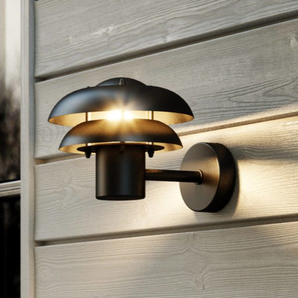 Nordlux Applique d’extérieur Kurnos noire Ø 20 cm Nordlux