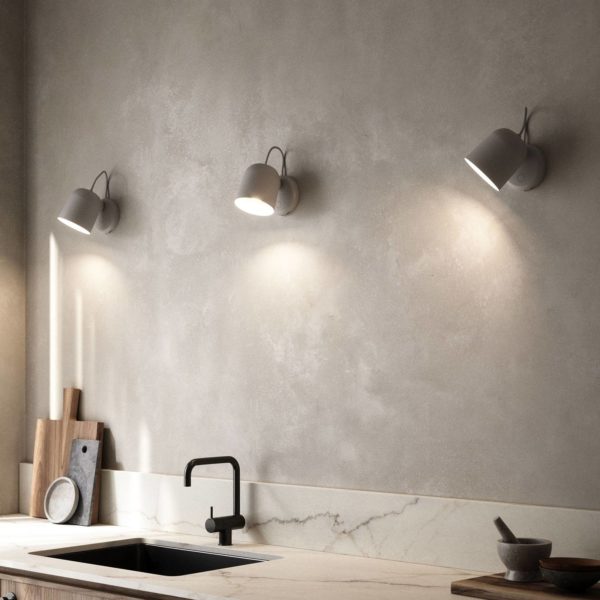 DFTP by Nordlux Applique Angle, interrupteur à bascule, grise DFTP by Nordlux