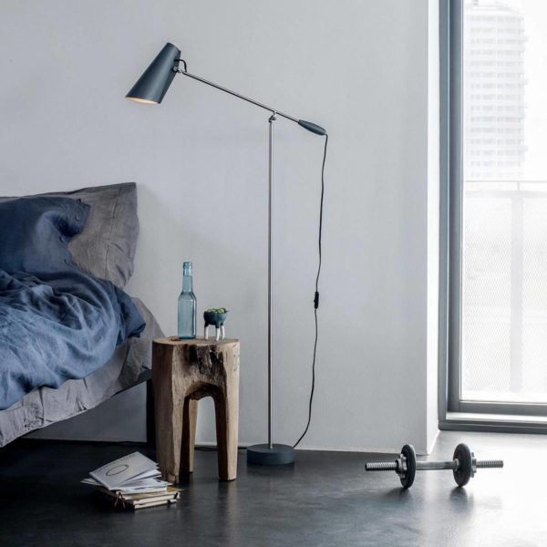 Northern Birdy – lampadaire rétro gris Northern