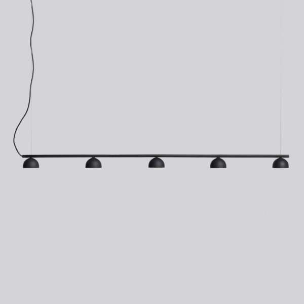 Northern Blush suspension LED, à 5 lampes, noire Northern