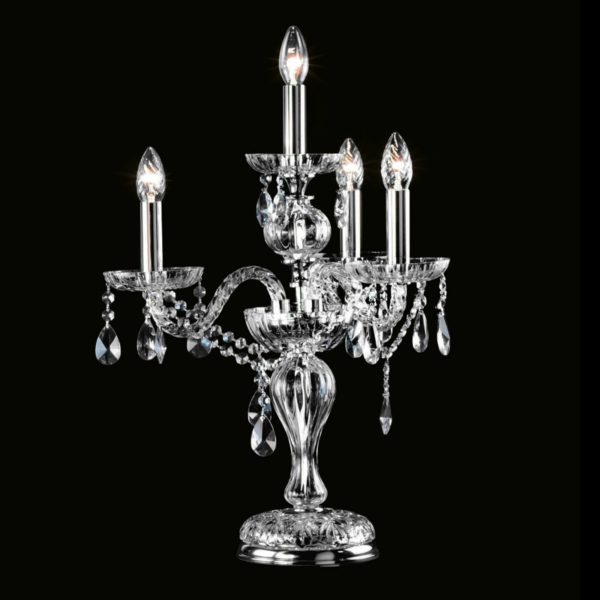 Novaresi Lampe à poser Oldies But Goldies cristal 4 lampes Novaresi