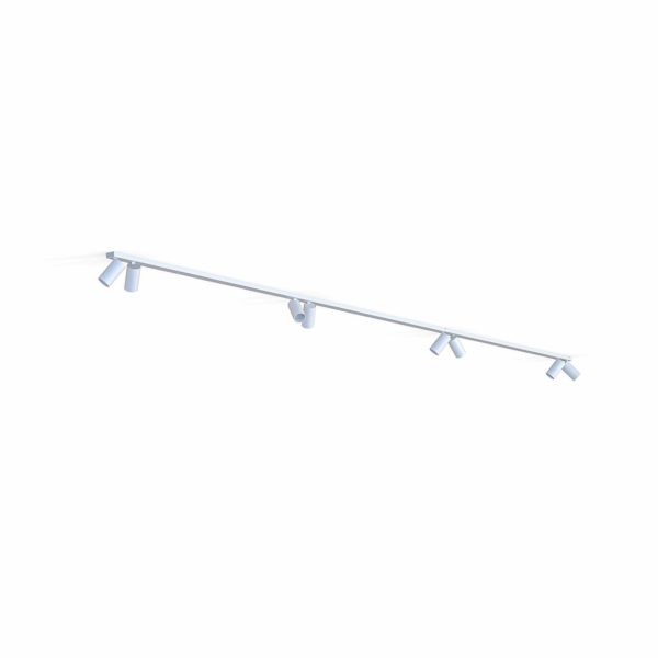 Euluna Spot plafond Mono VIII blanc 8 lampes, 2×200 cm Euluna