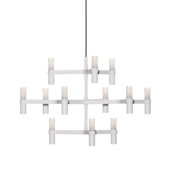 Nemo Crown Minor suspension à 12 lampes blanc NEMO