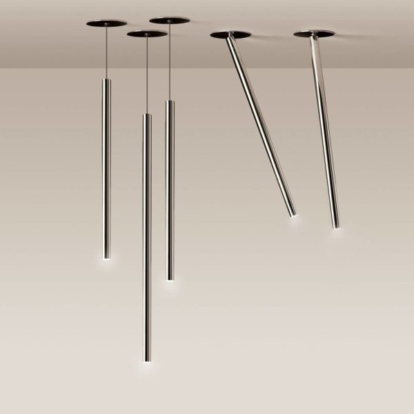 Nemo Canna Nuda plafonnier LED, chromé NEMO