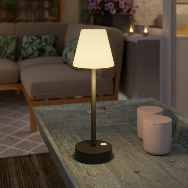 Newgarden Lola Slim lampe à poser LED, anthracite Newgarden