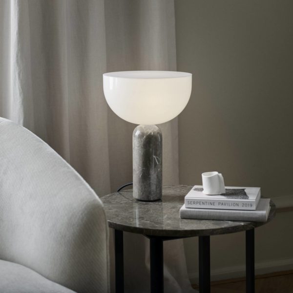 New Works Kizu Small lampe à poser, grise New Works