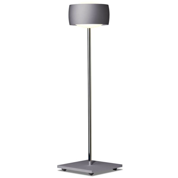 Oligo Lampe à poser LED à détection Grace, grise Oligo