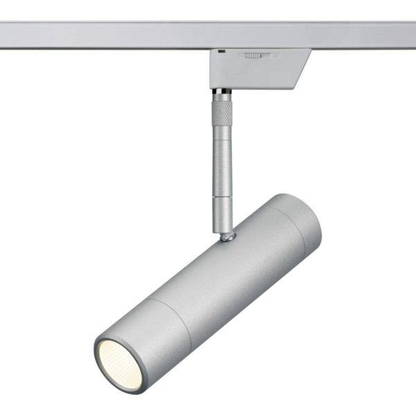 Oligo Sentry spot sur rail LED chromé mat 2 700 K Oligo