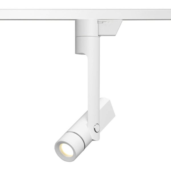 Oligo Hubble spot sur rail LED 2 700 K blanc mat Oligo