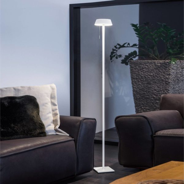 OLIGO Glance lampadaire LED blanc mat Oligo