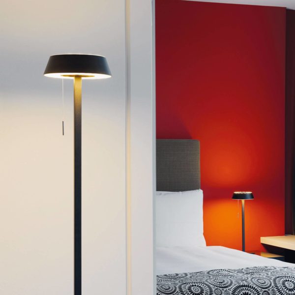 OLIGO Glance lampadaire LED noir mat Oligo