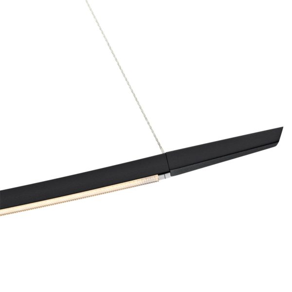 OLIGO Lisgo suspension LED, noire mate Oligo