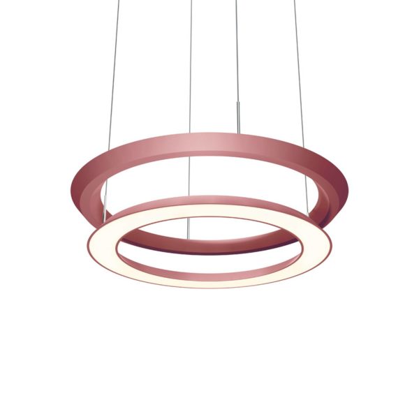 Oligo Yano suspension LED up/down, CCT, doré rosé Oligo