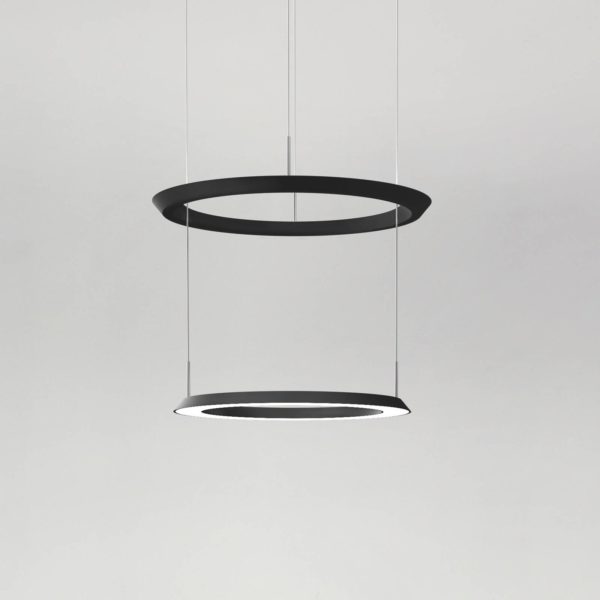 Oligo Yano suspension LED up/down, CCT, noire Oligo