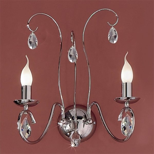 Orion Applique Fioretto à 2 lampes chromée Orion