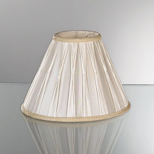 Orion Abat-jour pour lampes à poser en plissé 30,5 cm Orion