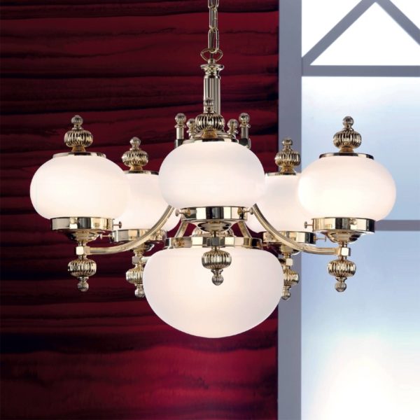 Orion DELIA – lustre noble 6 lumières Orion