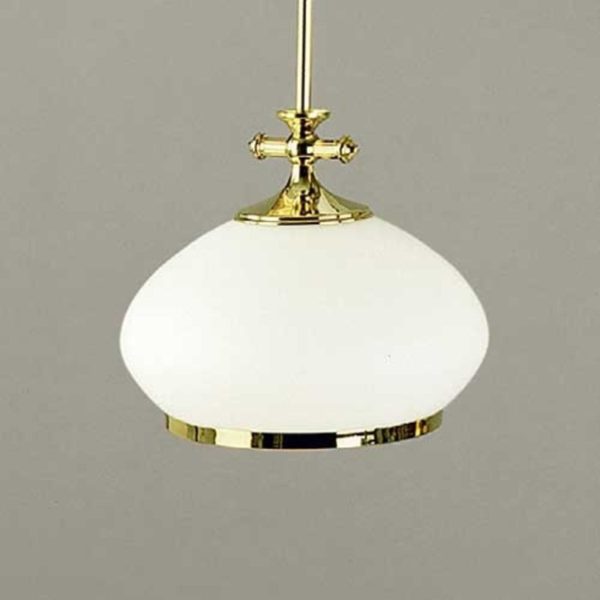 Orion EMPIRA – petite suspension en verre opale, Ø 24 cm Orion