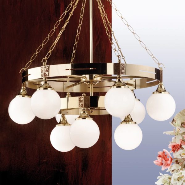 Orion Magnifique lustre Eleganzia design Art Nouveau Orion