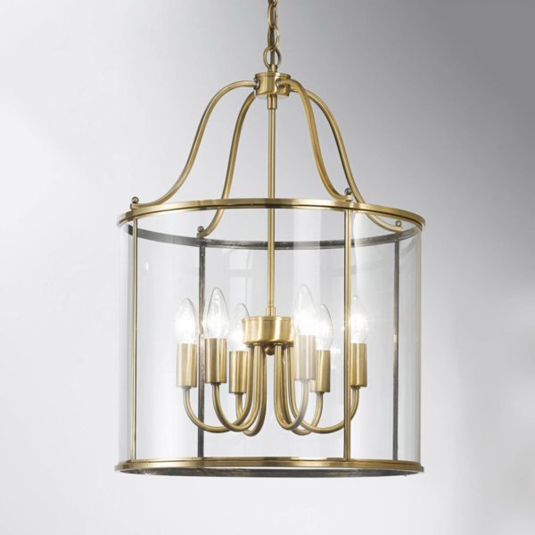 Orion Suspension Rieka 43 cm, en forme de lanterne ronde Orion