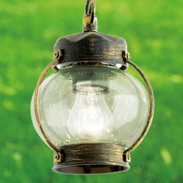 Orion Suspension d’extérieur Margerite, verre à bulles Orion