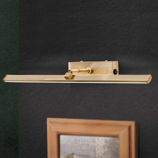 Orion Éclairage LED tableau Suren laiton ancien, 50 cm Orion