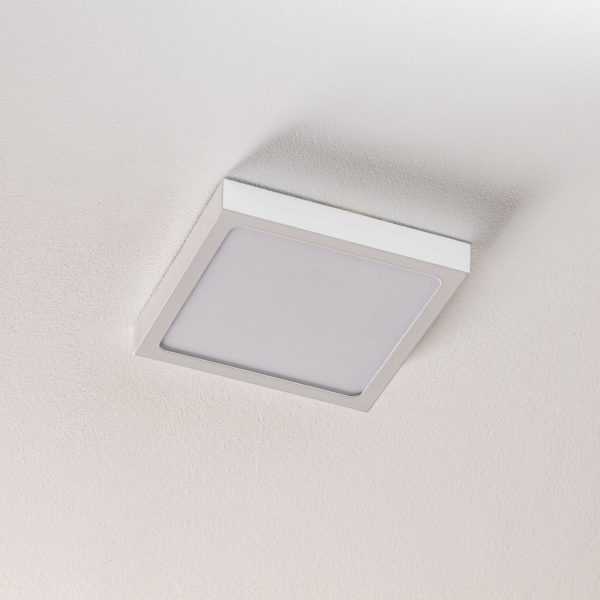 Orion Applique LED Vika, carrée, blanche, 18 x 18 cm Orion