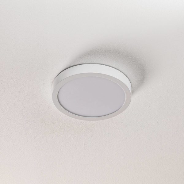 Orion Plafonnier LED Vika, rond, blanc, Ø 18 cm Orion