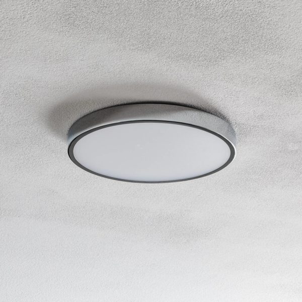Orion Plafonnier LED Bully, chromé, Ø 24 cm Orion